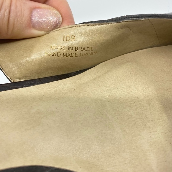 Talbots Tweed Slingback Kitten Heels | Size 10 | Classic Pointed Toe Pumps - Picture 6 of 9